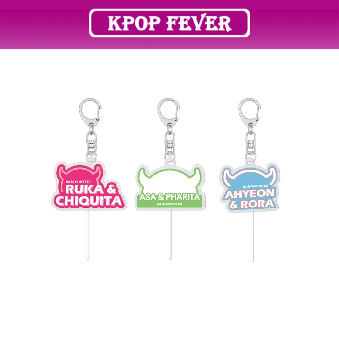 [公式] BABYMONSTER [BAEMON HOUSE] MD / ACRYLIC KEYRING SET