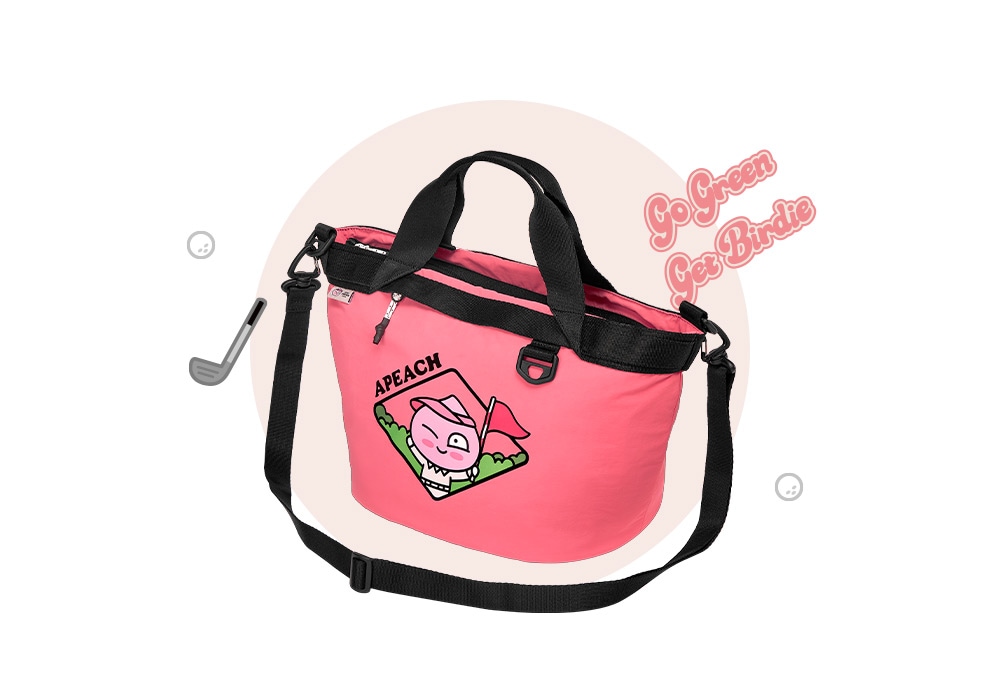 [カカオフレンズゴルフ]ゴーグリーントートバッグ - アピーチ