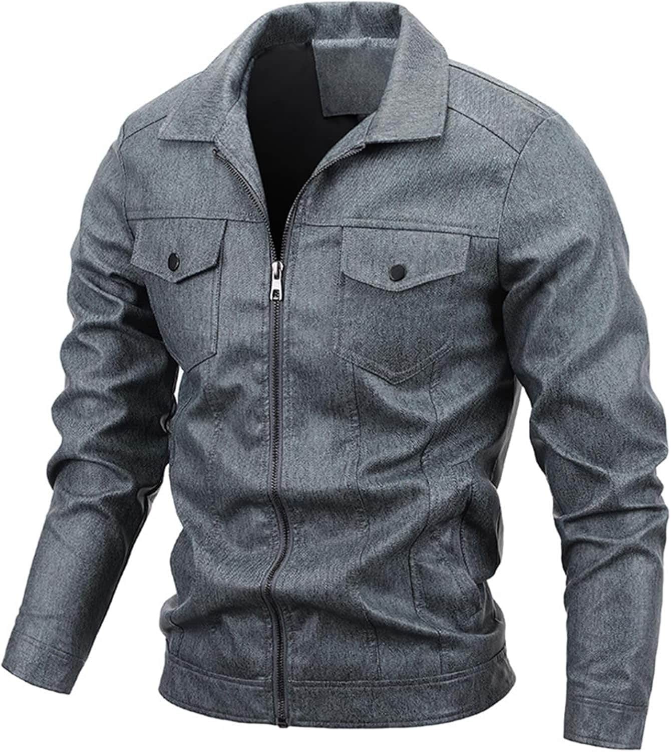 ウインドブレーカー メンズ PU革ジャン ライダースジャケット カジュアル 作業着 ジャンパー ブルゾン PUレザージャケット 薄手 防風 撥水 ジップアップ ブルゾン お洒落 バイク用 大きいサイズ