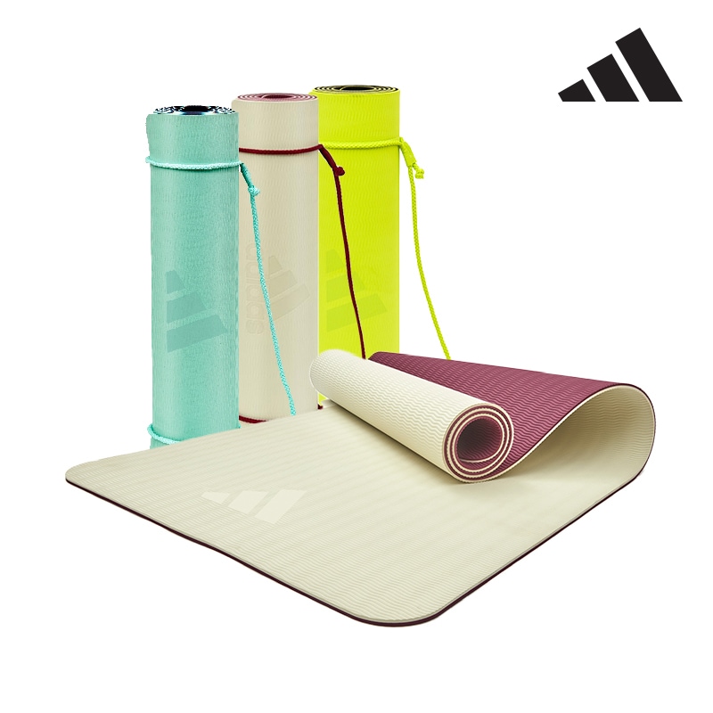 アディダスフィットネスダブルサイド TPE ヨガマット 6mm