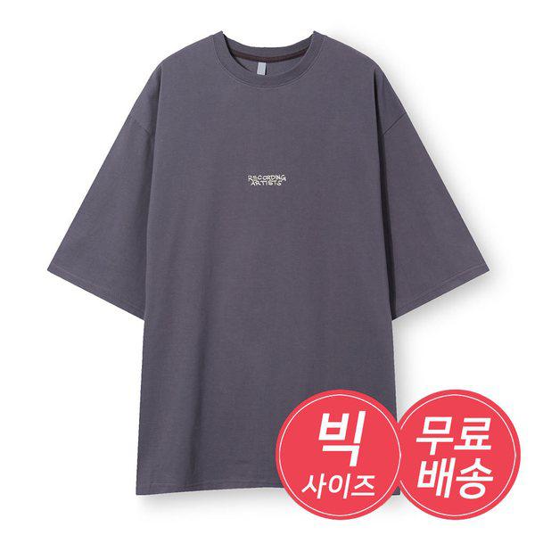 メンズ夏バックプリント ニルヴァーナ半袖Tシャツ AC-TSH-Q021-チャコール