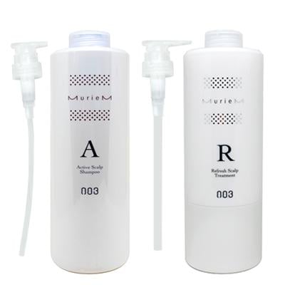 [セット販売] ナンバースリー ミュリアム クリスタル 薬用スカルプ シャンプー A 660ml + トリートメント R 620g 医薬用部外品 サロン専売品