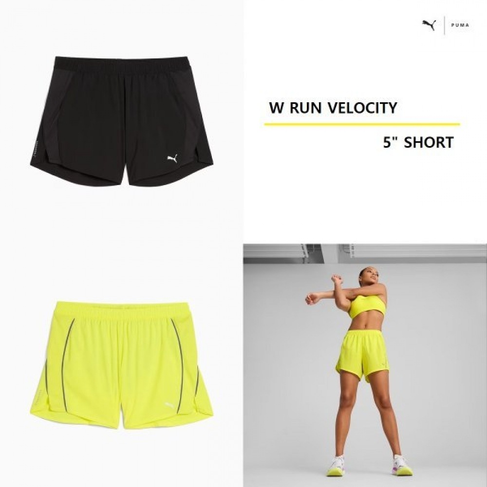 プーマ女性用ランベロシティ 5インチショーツ女性用 527263-01 39 W ランベロシティ 5インチショーツ