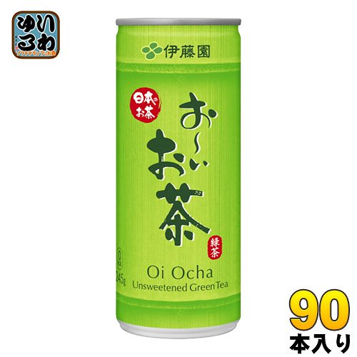 伊藤園 お～いお茶 緑茶 245g 缶 90本 (30本入×3 まとめ買い) おーいお茶 ドリンク りょくちゃ