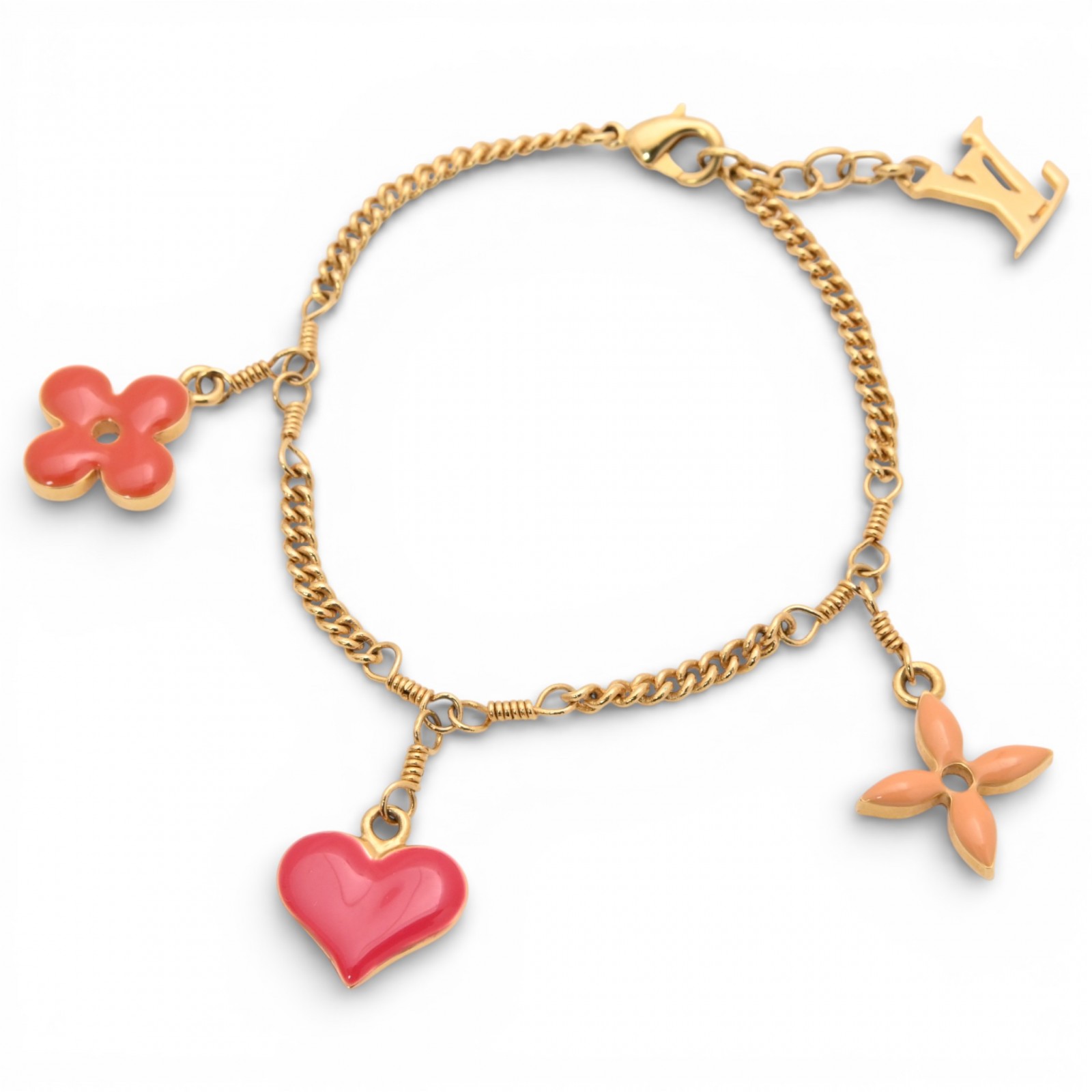 ルイヴィトン ブラスレ スウィートモノグラム ブレスレット Bランク lv5625cf