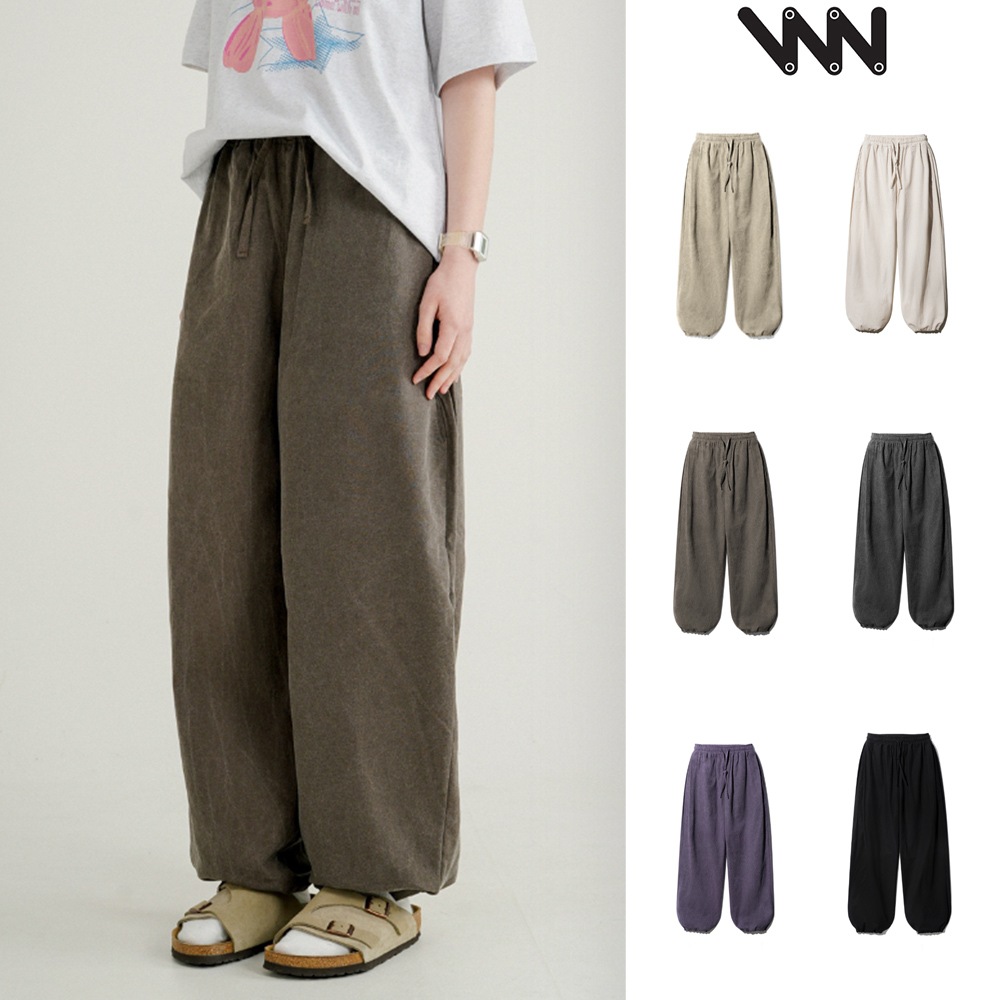 [WV PROJECT] Turn Dyeing Like Linen Banding Pants