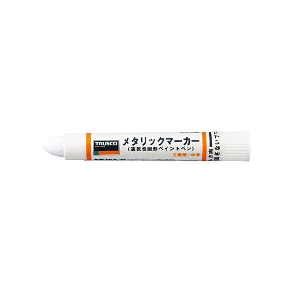 (まとめ) TRUSCO油性工業用メタリックマーカー（中字） 白 MUL-M W 1本 (×30セット) 11,728円