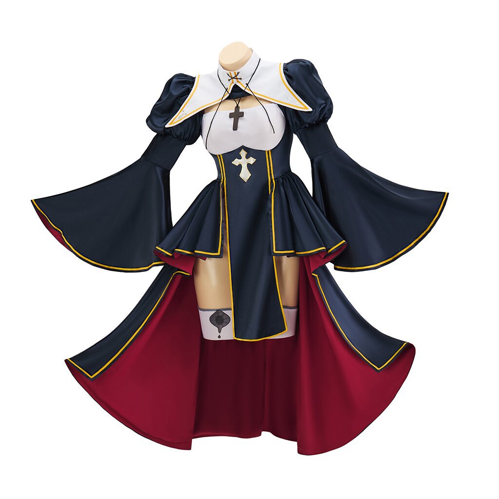 シスター服 シャーロット コスプレ アニメ衣装 バトルコスチューム ゲーム衣装 ステージ 女性