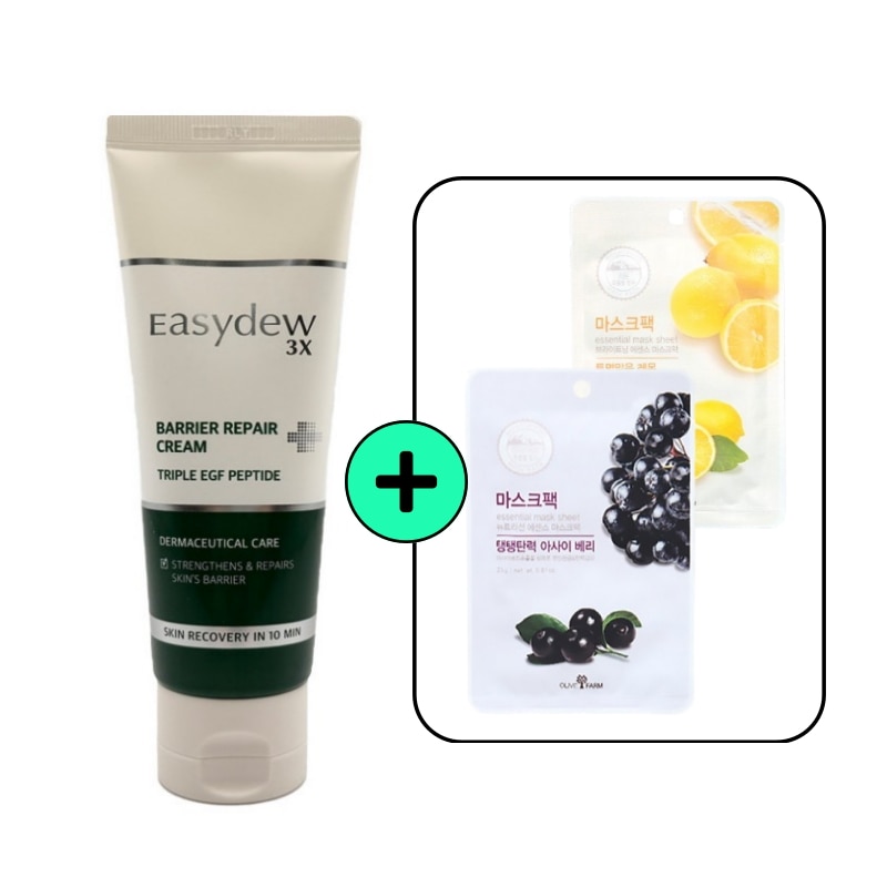 バリア リペアクリーム 105ml+シートマスクパック2枚 # 韓国コスメ #皮膚鎮静 #ダメージケア