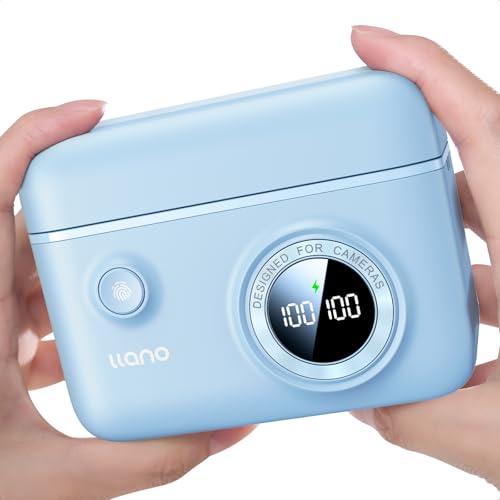 llano NP-FZ100 バッテリー用 充電器 PD (バッテリー2個まで同時充電可能/USB-C 充電ポート/PD18W 高速充電/LED数字表示/SDカード収納付き) For Sony a9/