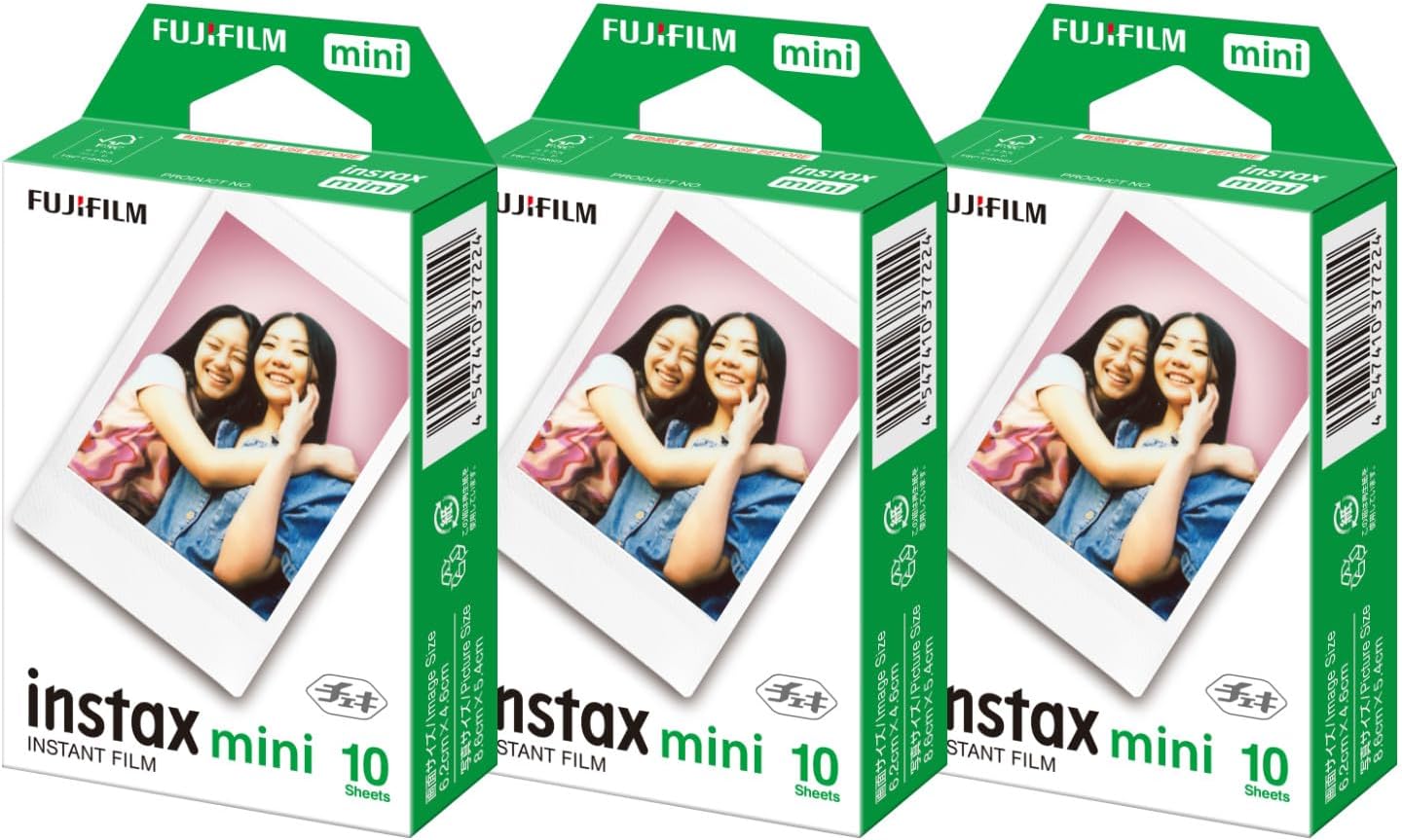 【3個】 チェキフィルム instax mini JP1 インスタントカメラ 10枚入 3個セット 新品 未開封