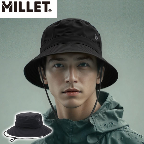 正規品2年保証 帽子 ハット メンズ レディース 登山 キャンプ アウトドア レイン レインハット 雨 つば広 防水 はっ水 撥水 防水透湿性 紐付き ティフォン ストレッチ レイン MIV03231