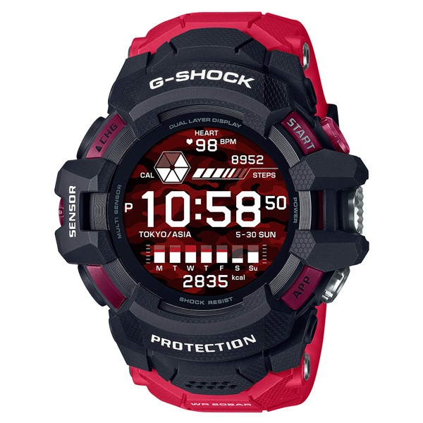 【高品質】 取寄品 正規品 CASIO腕時計 G-SHOCK G-SQUAD GSW-H1000-1A4JR G-SHOCK