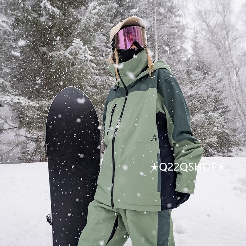 スノーボードウェア 2024 2025 上下セット メンズ レディース パンツ ズボン ジャケット アウター ウィンタースポーツ セットアップ スキーウェア スノボウェア スノーウェア 韓国風防水