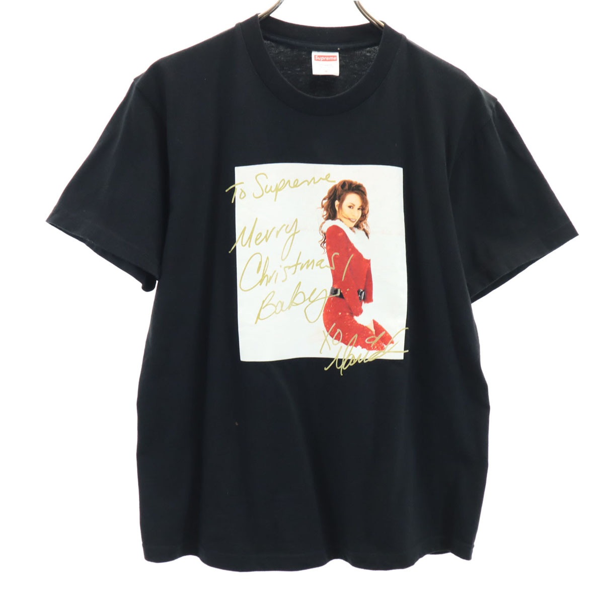 20FW USA製 Mariah Carey マライヤ・キャリー 半袖 Tシャツ S ブラック メンズ 古着