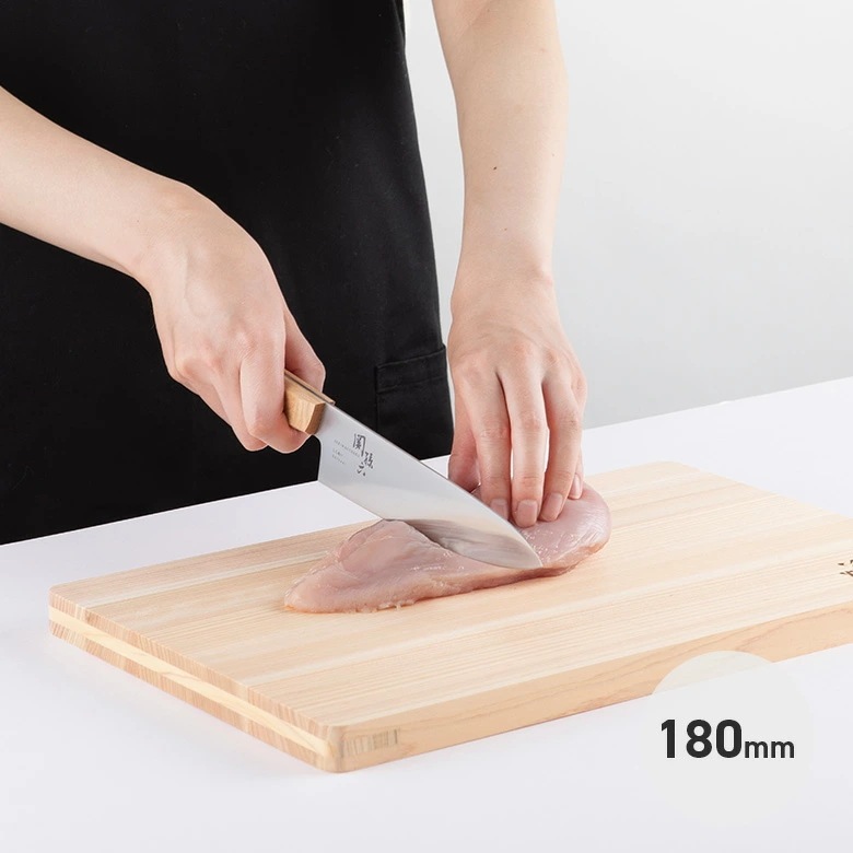 関孫六 しらあい 牛刀 180mm #AB5483 包丁 おしゃれ シンプル 日本製 国産 家庭用