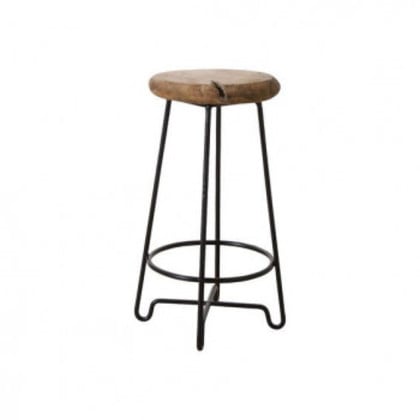 東谷 ラウンドハイスツール ブラウン TTF-905B