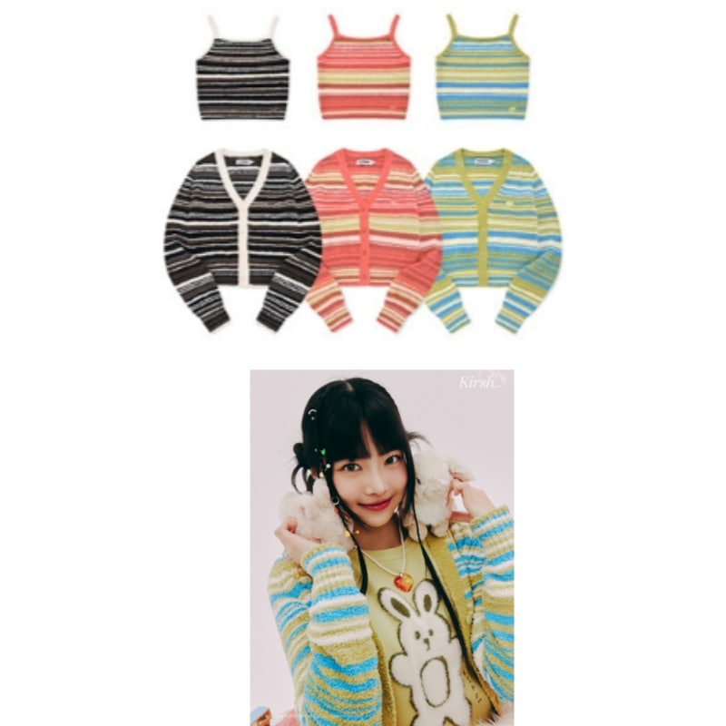 【Le sserafimウンチェ着用】ニットセットアップV-NECK CARDIGAN SET UP