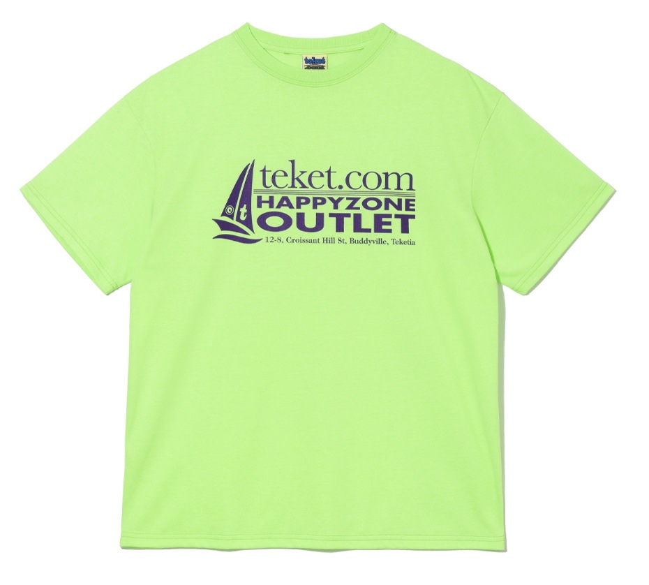 テケット Happy Zone Tee Neon