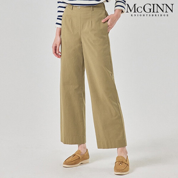 McGINN セミワイドコットンバンディングパンツ_M4F1PT7030
