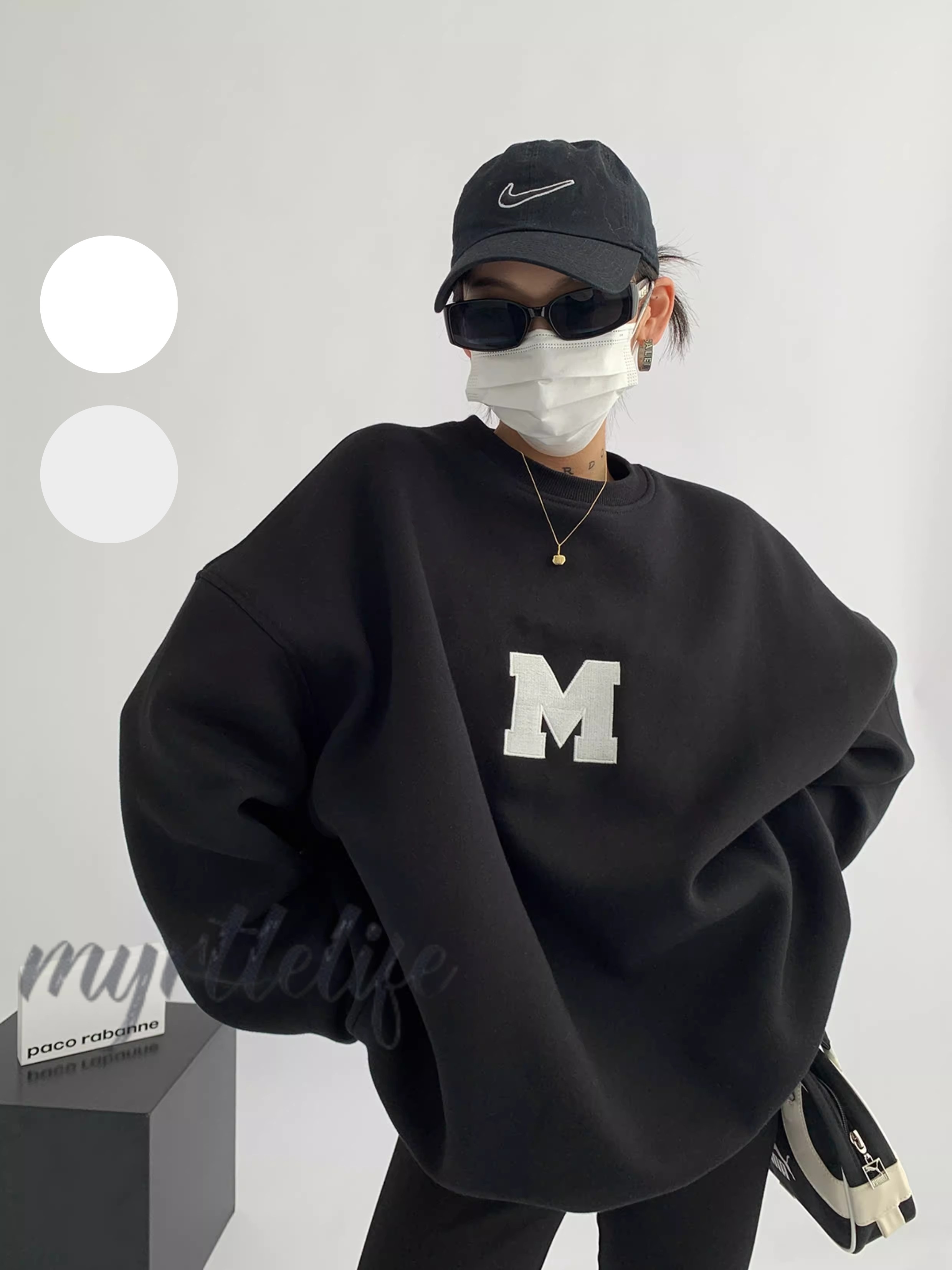 Series Of Minimalism Crewneck ウェットシャツ AS5