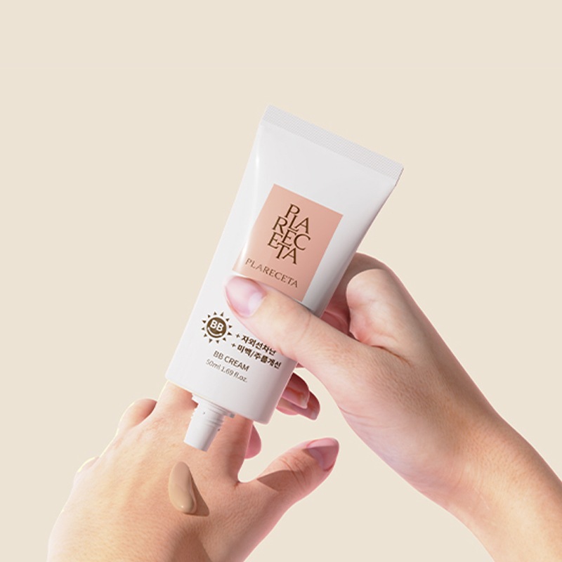 [PLARECETA] プラレセタ BBクリーム 50ml #トーンアップ #リンクル改善 #紫外線遮断 #プラセンタ（胎盤）エキス