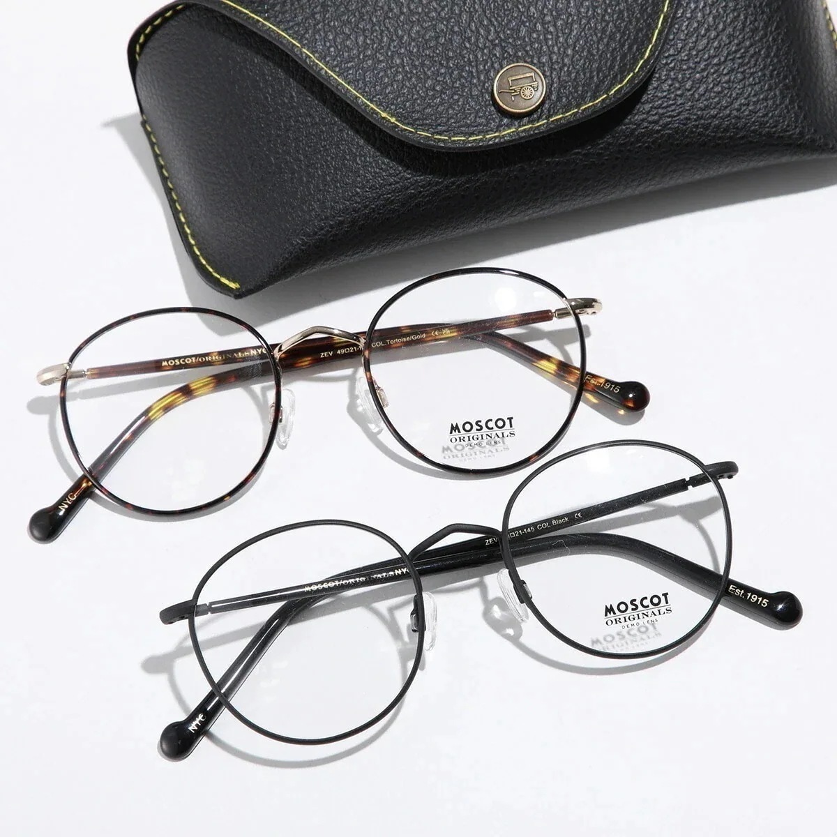 MOSCOT モスコット メガネ ZEV メンズ ボストン型 めがね 眼鏡 伊達メガネ アイウェア カラー2色