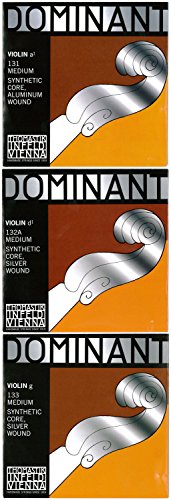 THOMASTIK Dominant ドミナント 4/4バイオリン弦 A.D.G線セット(D線シルバ