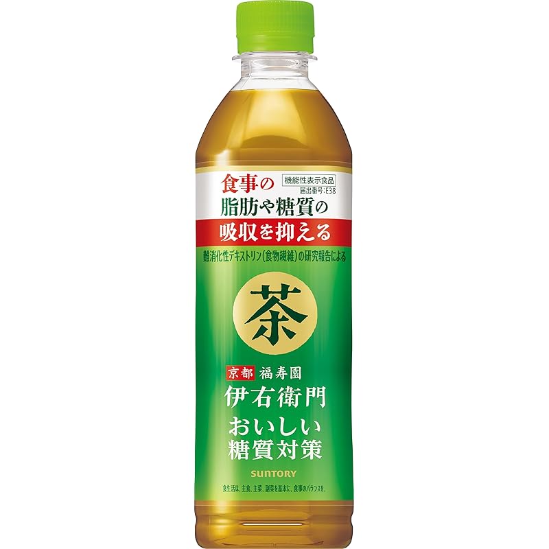 [機能性表示食品] サントリー 伊右衛門 おいしい糖質対策 お茶 500ml×24本