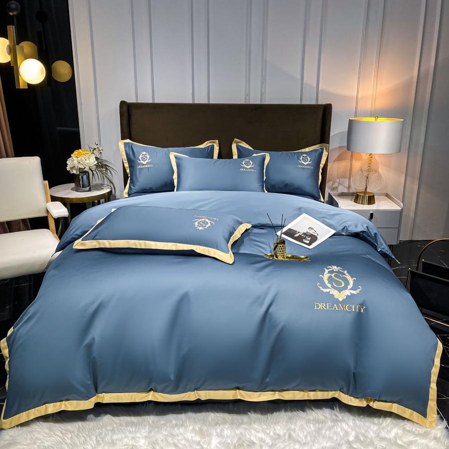 北欧風 布団カバーセット セミダブル オシャレ 通気 柔らかい 寝具 ベッドカバー 掛け布団カバー フラットシーツ シーツカバー 全27色 洗える