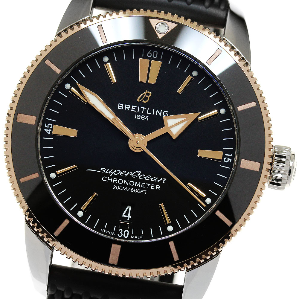 ブライトリング BREITLING UB2030 スーパーオーシャン ヘリテージ B20 デイト 自動巻き メンズ 美品 保証書付き_849628【中古】