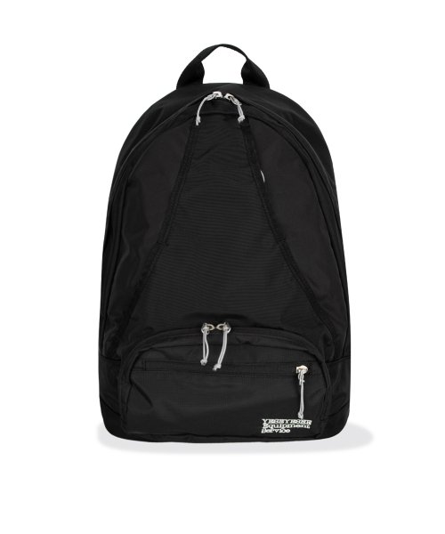 Y.E.S Cascade Daypack _ Black 新商品 韓国ファッション 韓国人気 男女共用 日常服 ストリートファッション カップルアイテム