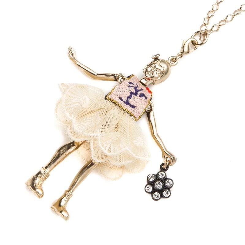 セルバン ギャゾット（Servane Gaxotte） ローズ ドールネックレス 標準タイプ PARIS フランス