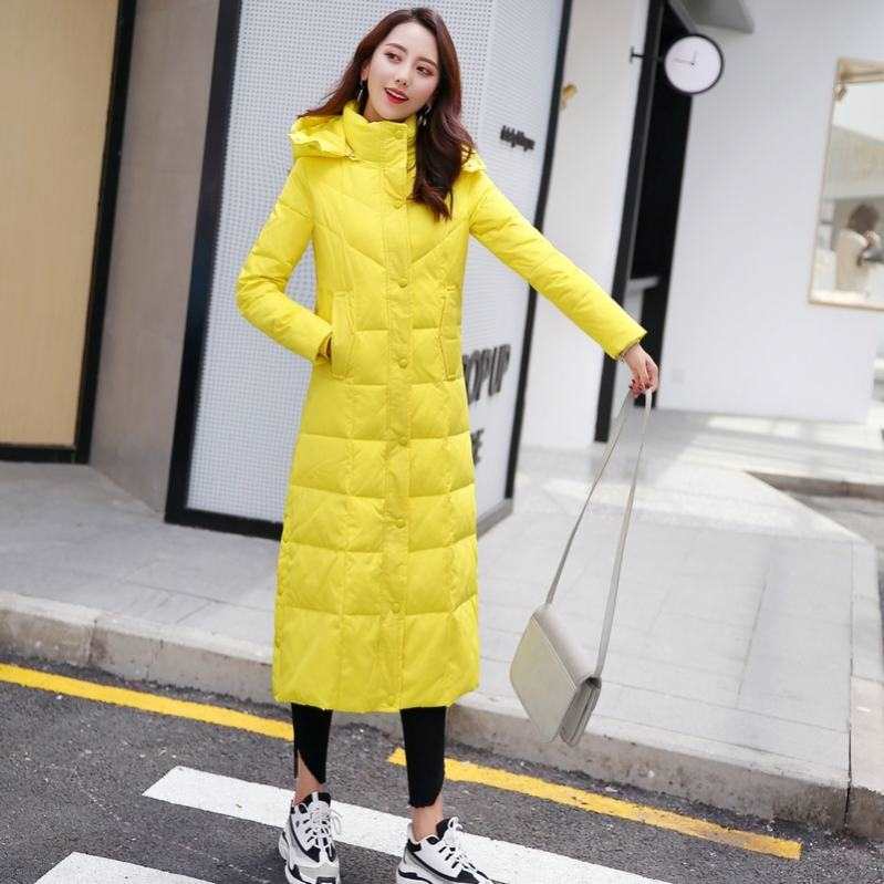 ロングコート レディース 防寒着 冬用 ダウンジャケット フード付き 膝丈 カジュアル 綿服 中綿コート アウター 防寒 防風 ダウンコート シルエット 日常 アウトドア 通勤 通学 登山 中綿ブルゾ