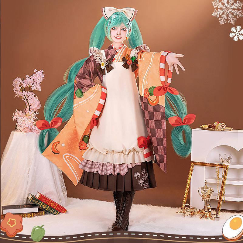 雪の初音cos服miku2024雪の音コスプレ衣装初音ミク二次元アニメ女装