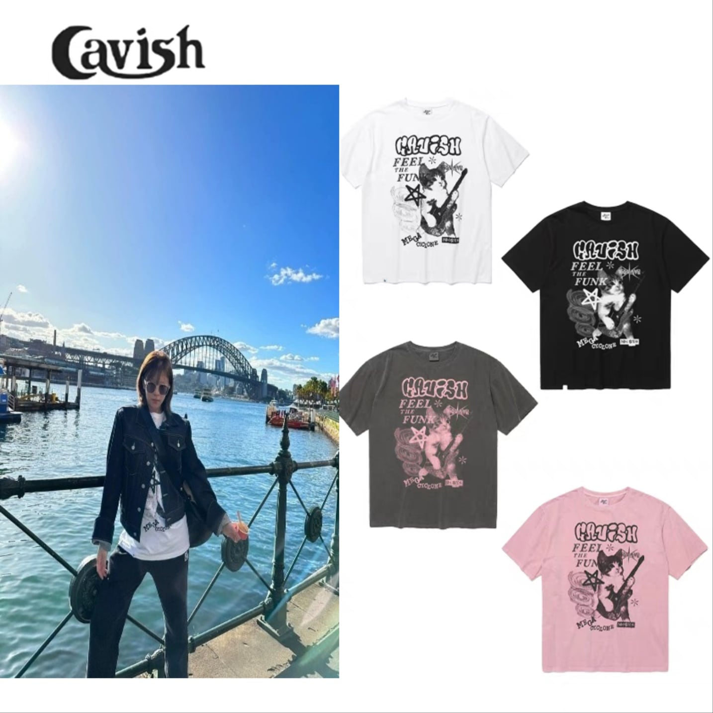 TWICE 整然 着用 MEGA CYCLONE SS TEE ジャージ Tシャツ 半袖 プリント ストリート 4色