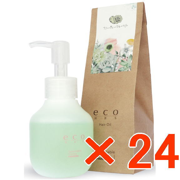 【送料無料】 パイモア エコエイチビーエス ヘアオイル 80ml フルーティーフローラル 【24個セット】／ 美容室専売品　ヘアオイル