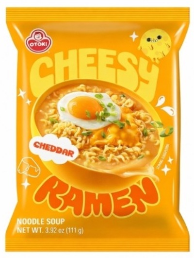 【送料無料】オットギ チーズラーメン チージ チェダー 111g×32袋／韓国食品 韓国お土産 韓国ラーメン 乾麺 インスタントラーメン