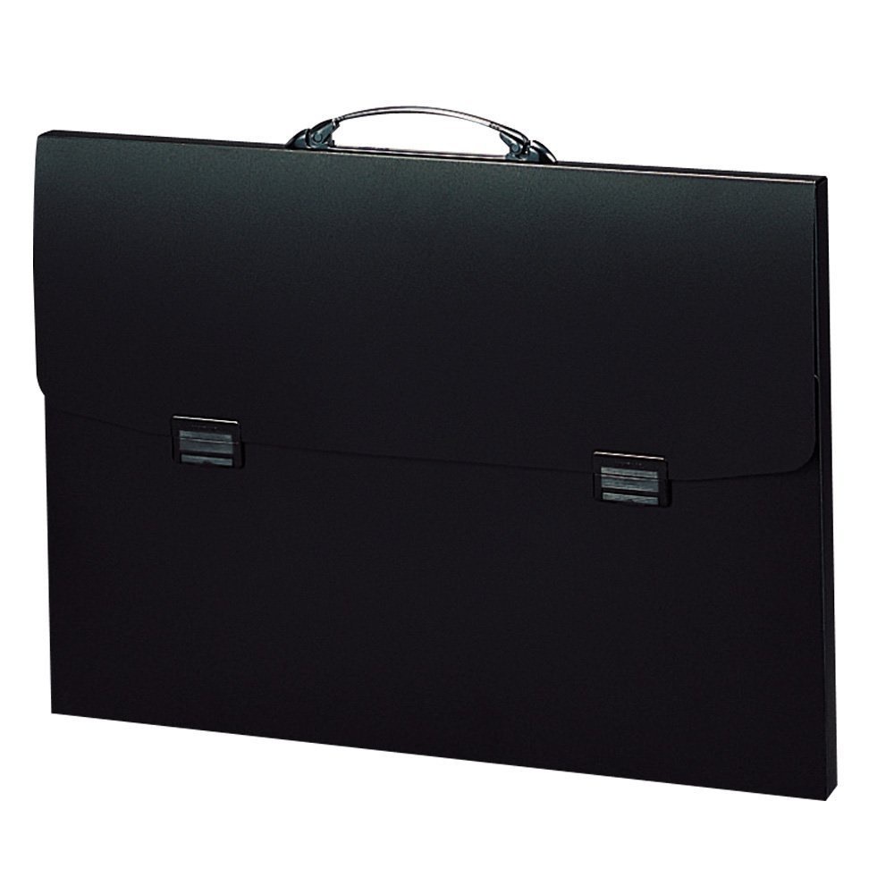 （まとめ買い）ナスカフレックス ポートフォリオ B3 黒 F-913 [x3]