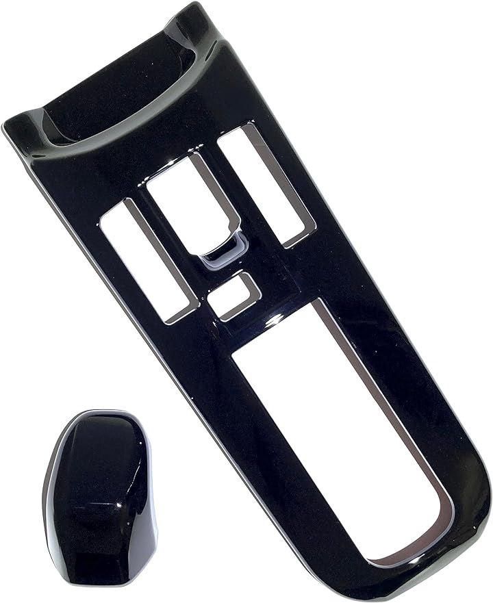 新型 プリウス 60系 内装 カスタム パーツ アクセサリー シフトパネル ＆ シフトノブカバーセット(ピアノブラック)