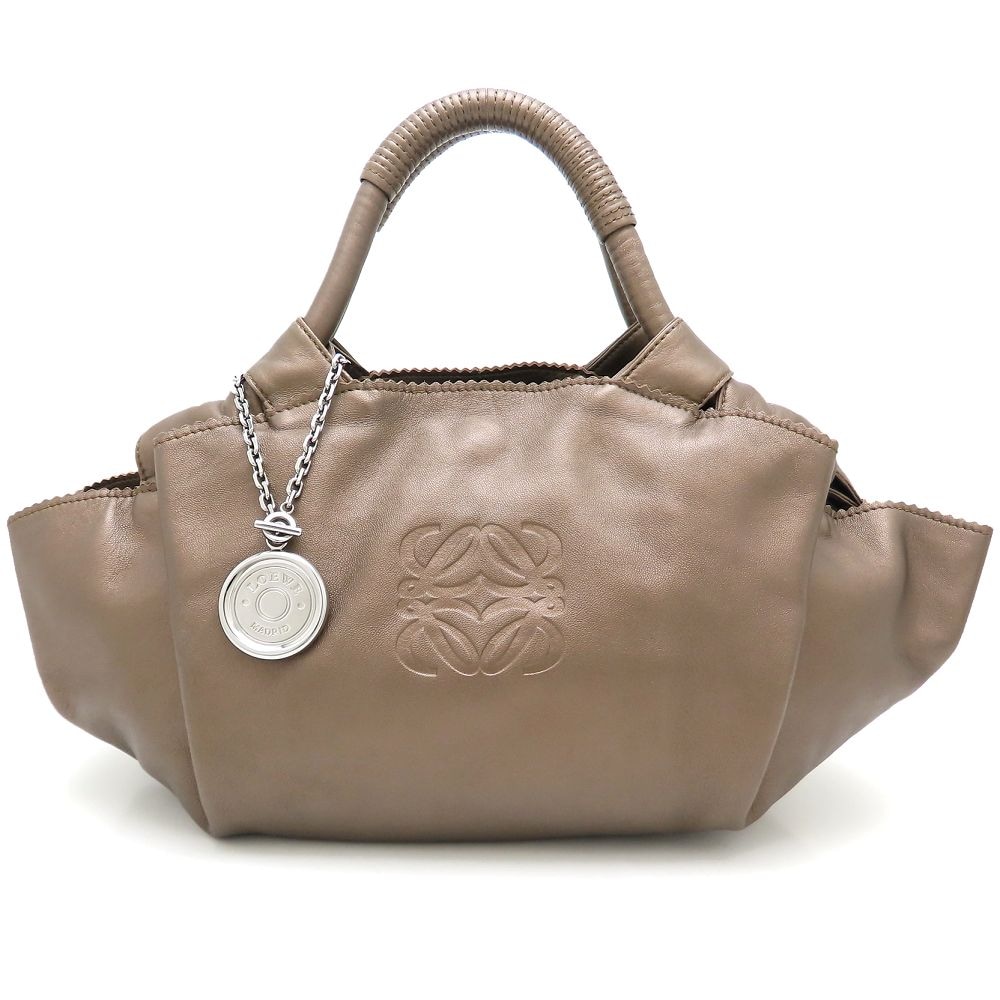 ナッパアイレ 315.85.B52 ハンドバッグ レザー ブロンズ/352513【中古】