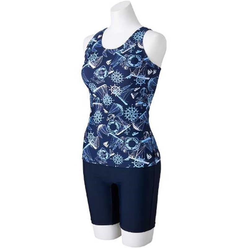 アクアフィットネス用セパレーツ (Yバック/ボタン付) スイム フィットネス水着 セパレーツタイプ (N2JGA814)