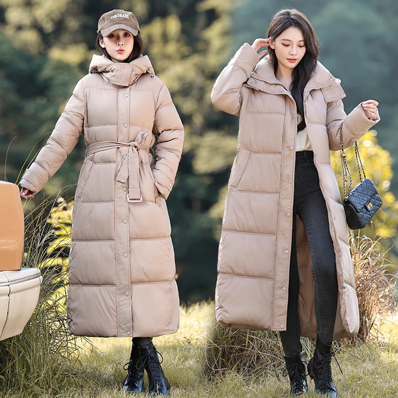 新作 シンプル フード付き 通勤 アウター 中綿コート ロングコート ダウンコート 防寒カジュア アウター ジャケット ダウンジャケット 大きいサイズ