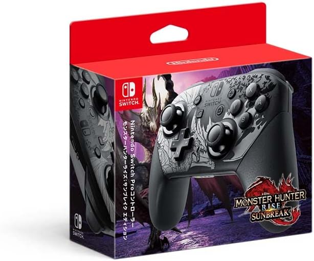 【任天堂純正品】USB Nintendo Switch Proコントローラー モンスターハンターライズ:サンブレイクエディション
