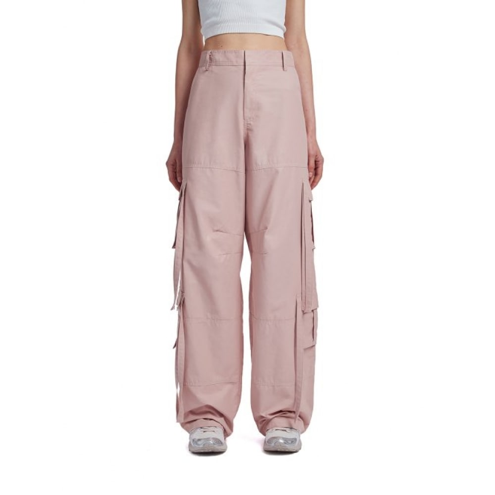 TRUNK プロジェクトストラップカーゴパンツ_ピンク