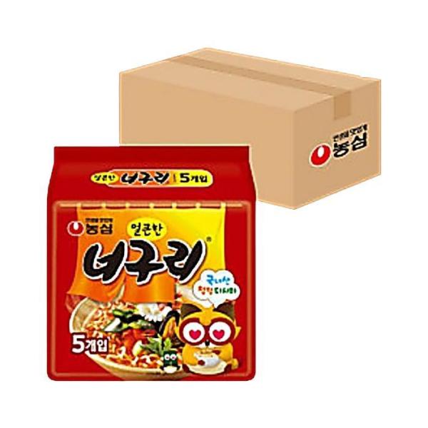 （NEW）農心 ピリ辛タヌキ（マルチパック） 5入（120g X 40個）