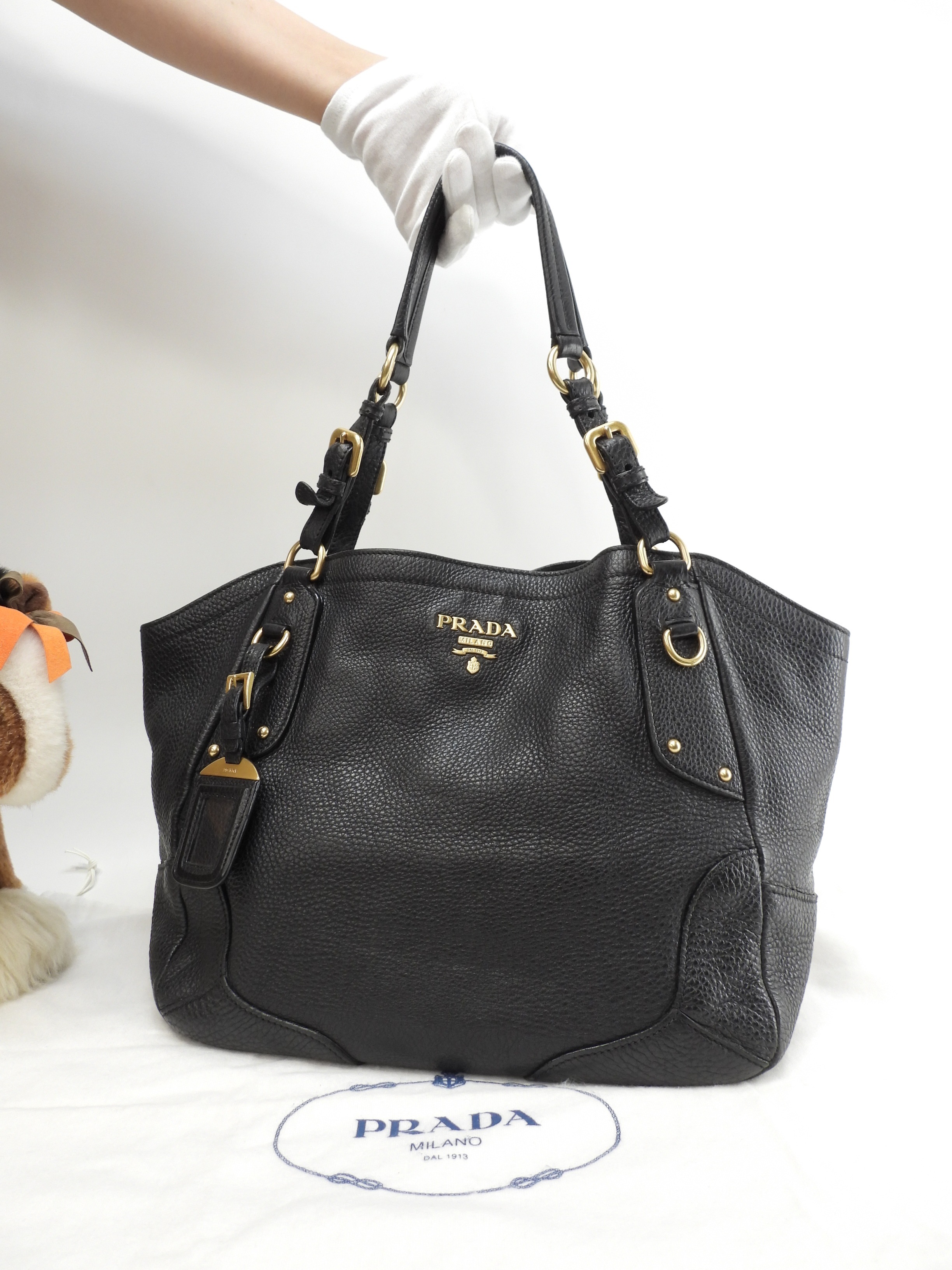 トートバッグ トリヨンレザー 黒 ハンドバッグ ショルダーバッグ 美品@158 3