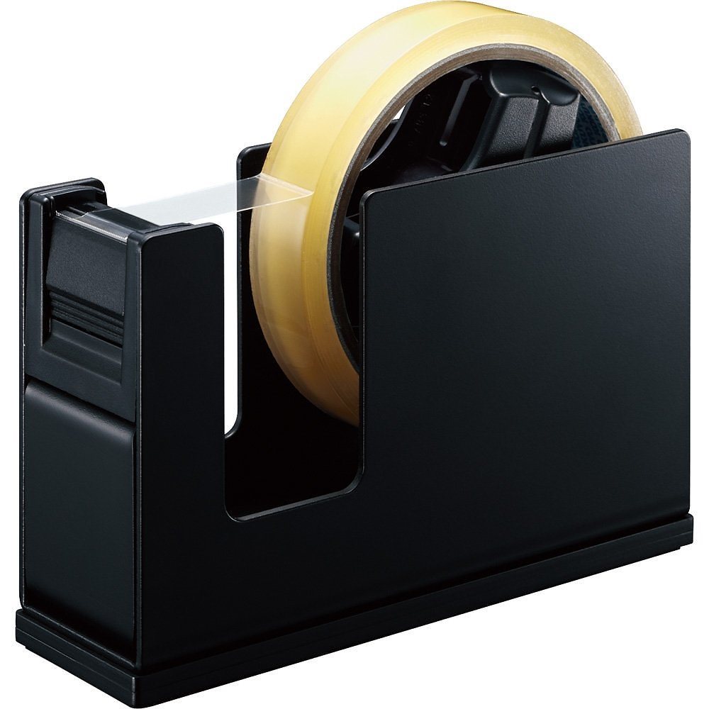 （まとめ買い）テープカッター カルカット スチールタイプ 黒 T-SM111D [x3]