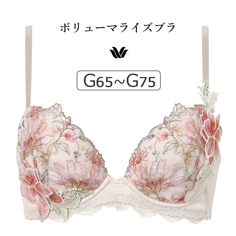ワコール プレミアム 26series BXD426シリーズ ボリューマライズブラ ブラジャー単品 Gカップ アンダー 65/70/75cm BXD726