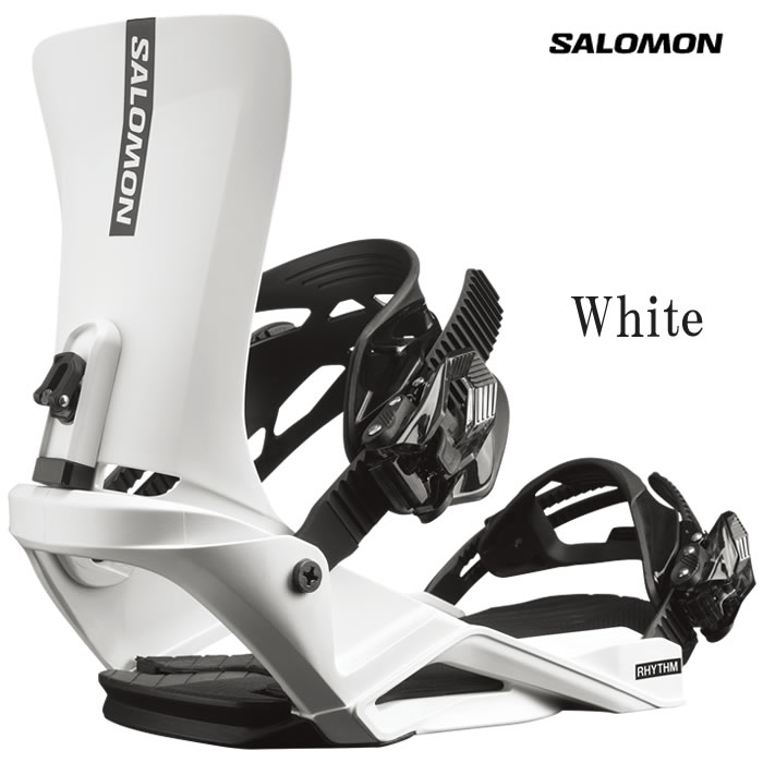 新品未使用 24-25 SALOMON BINDING RHYTHM WHITE S安心保証 即日発送 土日祝発送OK 69